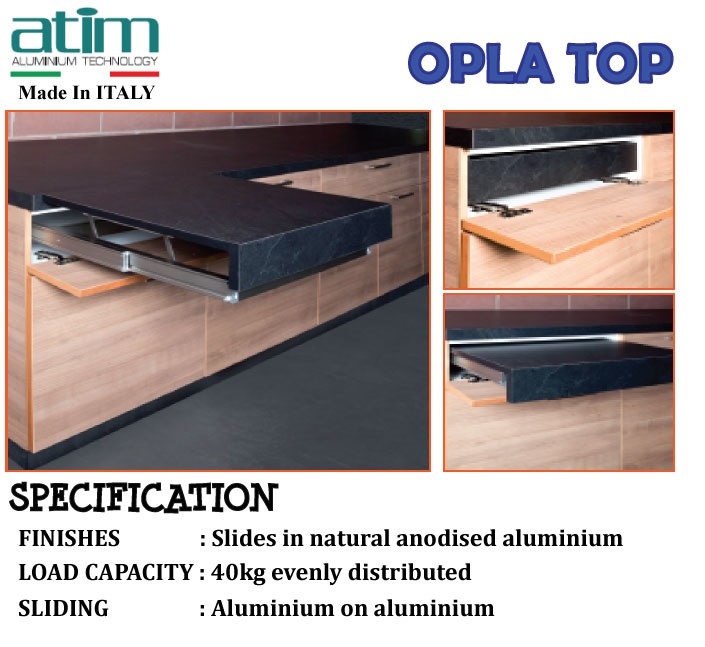 PullOut Drawer Table Opla Top